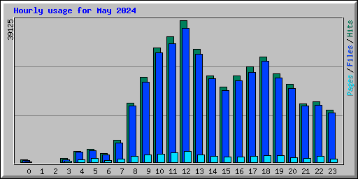 Hourly usage for May 2024